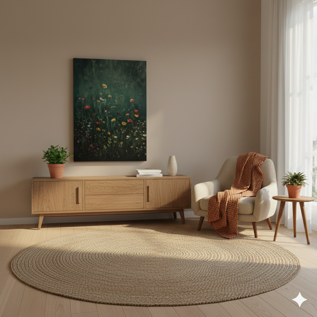 Wildflower Meadow Canvas Wall Art — Matte Stretched Floral Print